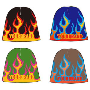 Bonnets Unisexe Casquette Avec Logo Personnalisé Hiver Impression Numérique Jacquard Tricot Personnalisé Patch Bonnets Chapeaux Détresse Strass Bonnets - Product Image 6