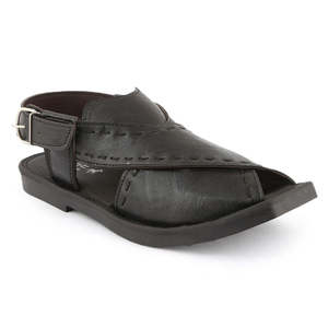 Sandalias Peshawari para Hombre (P003) - Negro - Product Image 1