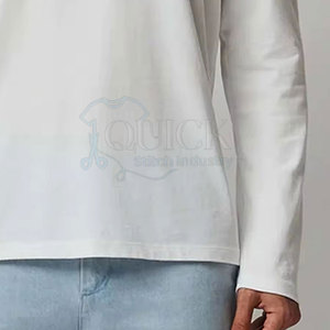 Camiseta Personalizada de Doble Capa de Poliéster/Algodón Ecológica y Transpirable, Cuello Redondo, Corte Holgado para Adultos, OEM - Product Image 6