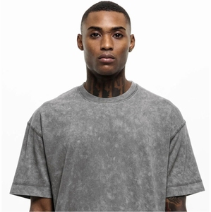 T-shirt for men Custom Logo 200GSM Men's High Quality Plain Oversized <b>Tshirt</b> Printing Embroidery Custom Blank 100% Cotton Men - Product Image 3