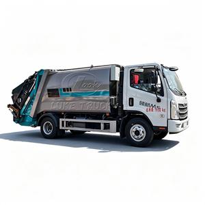Camión de Basura Compactador Foton Linghang de 7 Metros Cúbicos, Vehículo de Transporte de Residuos con Compactación Hidráulica para Eliminación de Residuos Municipales - Product Image 2