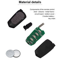 Duplicateur universel de télécommande de garage 433 MHz avec code d'apprentissage, code fixe et code roulant, ouvre-porte de garage, coque ABS, portée 20-100 m