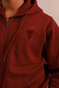 เสื้อฮู้ดแบบสวมหัวของผู้ชายเสื้อสเวตเชิ้ตทรงหลวมมีฮู้ดสีพื้นสำหรับฤดูหนาว - Product Image 3