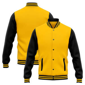 2026 chaqueta Unisex Letterman chaqueta Varsity de lana de cuero Real de calidad Premium chaqueta de béisbol universitaria para hombres - Product Image 6