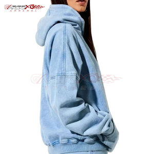 Ensemble de survêtement pour femme en coton délavé, deux pièces, hiver, sweat à capuche et pantalon de jogging taille haute, élégant et respirant - Product Image 4