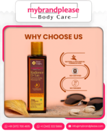 Huile de massage corporelle bio Radiance D Tan, formule éclaircissante pour une peau éclatante, soin profond, marque privée, logo personnalisé, votre logo sur mesure
