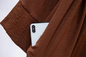 ชุดมุสลิมมุสลิม 2 ชิ้นผู้หญิงออก Abaya หลวมเสื้อสเวตเตอร์ถักเสื้อแขนกุดชุดด้านในสวดมนต์เสื้อผ้าเข็มขัด 2 ชิ้น - Product Image 6