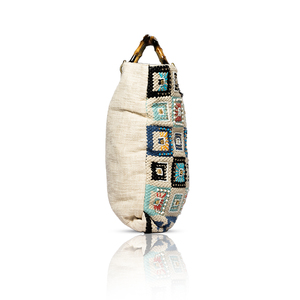 Venta al por mayor personalizado de gran capacidad bordado bolso de mano hecho a mano natural de verano playa bolso de mano disponible a bajo precio - Product Image 3