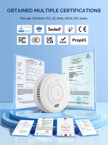 Security <strong>Alarms</strong> Wireless Interlinked Smoke <strong>Alarms</strong> Certified <strong>Fire</strong> Detector Remote RF433 RF868 Smoke Detectors - Product Image 2