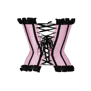 Vintage Style Satin Leather <b>Corset</b> New Design Body Shaping Shapewear for Women Adjustable <b>Laced</b> Outfit Dress Breathable OEM - Product Image 2