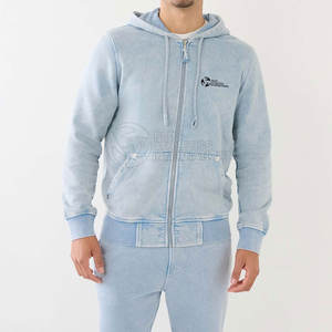 Venta al por mayor logotipo personalizado hombres ácido lavado chándal manga corta ropa casual hombres ácido lavado chándales - Product Image 3