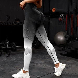 Mallas deportivas para mujer, mallas deportivas elásticas para Fitness, mallas transpirables de alta calidad para mujer, mallas sin costuras para Fitness - Product Image 6
