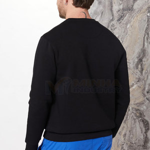 Sweat-shirt pour homme à manches longues, coupe athlétique, avec tissu flexible pour la salle de sport, la course à pied, les sports de plein air et les superpositions décontractées toutes saisons - Product Image 2