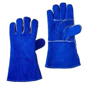 High Performance Cowhide Split Leather Working Safety Gloves Hot Selling Industrial Safety Working Gloves