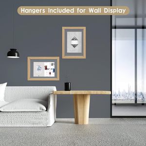 Wood Photo <b>Frame</b> 5x7 Inch Rectangular Floating Effect Minimalist <b>Wall</b> Art Vertical Durable <b>Design</b> - Product Image 3