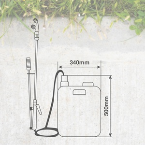 Spruzzatore/sulfatore manuale a pressione da 16 litri (Navelis 403015041) - Product Image 4