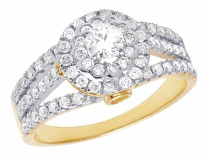 925 Plata Iced Out joyería nupcial elegante compromiso estilo Moissanite diamante racimo anillo de bodas para mujeres - Product Image 1