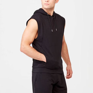 Custom <b>Sleeveless</b> <b>Hoodies</b> Stylish Design Breathable Fabric Ideal for Sports and Fitness <b>Sleeveless</b> <b>Hoodies</b> - Product Image 3