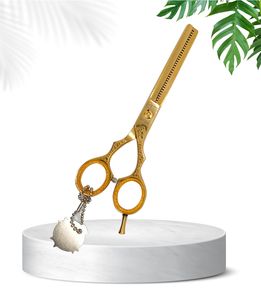 Set de Peluquería 3Pro Chapado en Oro, Suministros para Salón de Belleza, para Diestros, 28 Dientes, Cuchillas Rectas de Acero Inoxidable, Tijeras Afiladas - Product Image 3