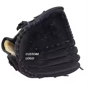 Guantes de béisbol de piel de vaca de alta calidad personalizados al por mayor equipo deportivo de pelota de captura profesional - Product Image 3