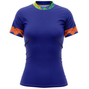 เสื้อเชิ้ตผ้าแคนวาสระบายอากาศสำหรับผู้หญิง แบรนด์ STOCK PAPA ลายโลโก้ แขนสั้น ผ้าฝ้าย 100% สไตล์ลำลอง - Product Image 5