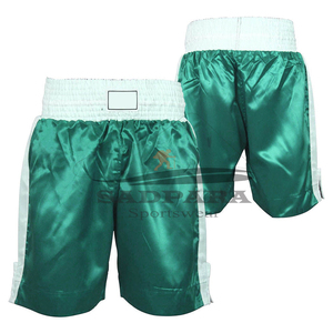 Pantalones cortos transpirables con estampado de logotipo personalizado para hombre, pantalones cortos de boxeo para gimnasio MMA para niños para lucha libre Muay Thai - Product Image 1