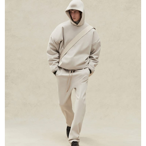 Chándales para hombre, conjunto de 2 piezas con capucha y pantalones de chándal, chándal de lana, traje de jogging Atlético informal para hombre - Product Image 6