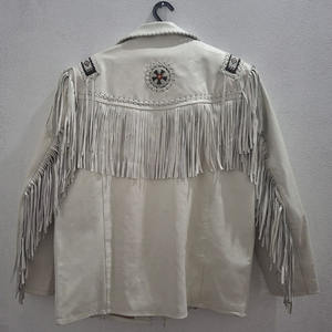 Chaquetas de cuero de vaquero occidental para hombre con estilo de color único para Otoño e Invierno - Product Image 2