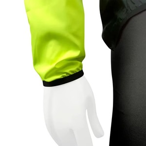 แจ็คเก็ตโค้ชกันลมแบบสั่งทำพิเศษสำหรับผู้ชายไซส์ใหญ่ พร้อมปกตั้ง โลโก้ด้านหน้า สีดำล้วน สำหรับฤดูหนาว - Product Image 6