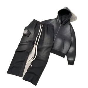 Chándal Deportivo para Hombre con Lavado Ácido de Calidad Superior, Hecho en Fábrica, Precio Razonable, Chándal de Algodón para Hombre con Lavado Ácido 2026 - Product Image 2