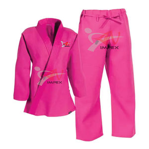 Polyester/coton respirant 120g karaté uniforme Gi personnalisé blanc unisexe OEM personnalisé avant formation Logo vêtements de sport pour adultes - Product Image 2