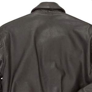 Blouson bombardier long en cuir pour hommes fabriqué sur mesure par OEM Vêtements d'extérieur élégants et durables - Product Image 6