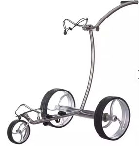 Carrito de Golf Eléctrico de Fibra de Carbono con Batería de Litio, Función de Empuje, Portátil para Viajes - Product Image 1