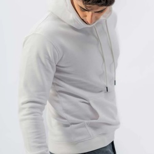 Premium Custom 400GSM Regular Fit Hoodie Heavyweight French Terry Cotton con bordado 3D e impresión de silicona - Product Image 6