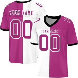 Maillot de football américain personnalisé maillot de football en maille t-shirt de sport personnalisé maillot de culture Boxy cousu imprimé par sublimation - Product Image 4