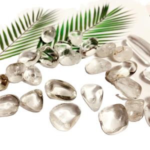 Meilleure vente de haute qualité dégringolé cristal clair Quartz pierre semi-précieuse naturelle pour Feng Shui Reiki guérison amour Souvenirs - Product Image 1