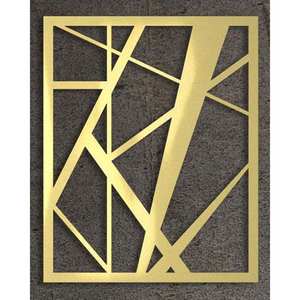 Nuevo diseño hecho en India, arte de la pared de Metal, decoración de marco cuadrado, decoración abstracta de comedor, exportador indio con calidad de exportación - Product Image 1