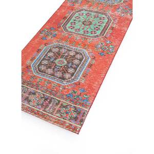 Alfombras de Lana Anudadas a Mano de Estilo Vintage en Rojo Anaranjado, Alfombra Grande de Jaipur Pae-2519 con Medallón para Sala de Estar, Pasillo, Nueva Alfombra de Jaipur US - Product Image 2