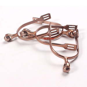 Equipo ecuestre Espuelas de caballo Jinete Equitación Espuelas de equitación de acero inoxidable - Product Image 4