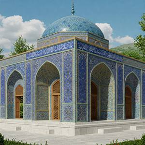 Intérieur de mosquée en marbre blanc, art islamique exquis sculpté à la main, design moderne, taille personnalisable, HAYAT INDUSTRIES - Product Image 3