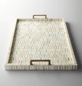 Haute qualité dernière conception incrustation d'os plateau de service incrustation d'os pour ustensiles de cuisine et décor de table de restaurant au prix de gros - Product Image 6