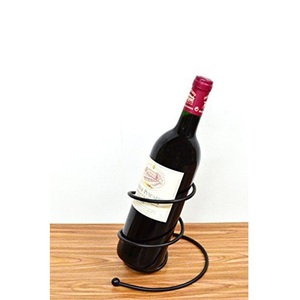 Estante de botella de vino de mesa de diseño americano, soporte de almacenamiento de vino de Metal para decoración de Bar restaurante - Product Image 1