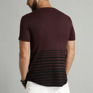 T-shirts d'été à manches courtes pour hommes, écologiques, à séchage rapide, vente en gros, best-seller, décontractés, unis, couleur unie, col rond, style streetwear - Product Image 3