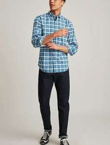 Camisa de franela a cuadros de excelente calidad, camisa de franela de tela suave, camisa informal cálida transpirable duradera - Product Image 6