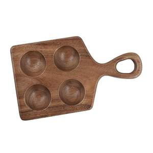 ที่ใส่ไข่ไม้ถาดไข่สำหรับร้านอาหารห้องครัวตู้เย็นห้องครัวการรับประทานอาหารและบาร์ห้องครัวที่เก็บของ - Product Image 2