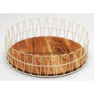 Panier de rangement pour fruits en métal avec revêtement en poudre noire, accessoires de cuisine, conception standard, fait à la main - Product Image 6