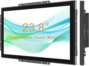 Pantalla LCD Táctil Capacitiva IPS TFT USB Multitáctil de 23.8 Pulgadas de Alto Brillo - Módulo de Pantalla PCAP Resistente al Agua de Grado Industrial IP65 - Product Image 2