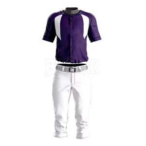 Ensemble d'uniformes de baseball bon marché pour les équipes scolaires avec pantalon en jersey personnalisé dans toutes les tailles, couleurs et modèles - Product Image 3