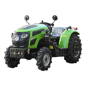 Nieuwe Smail Landbouwmachines Gebruikt Mini 4*4 Farm Wheel Tractor 4wd 50hp Compacte Bos Weiland Boomgaard Kas Tractor