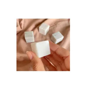 Porte-cartes Hexagone en marbre Porte-cartes en cube en marbre blanc pour une forme carrée et au meilleur prix